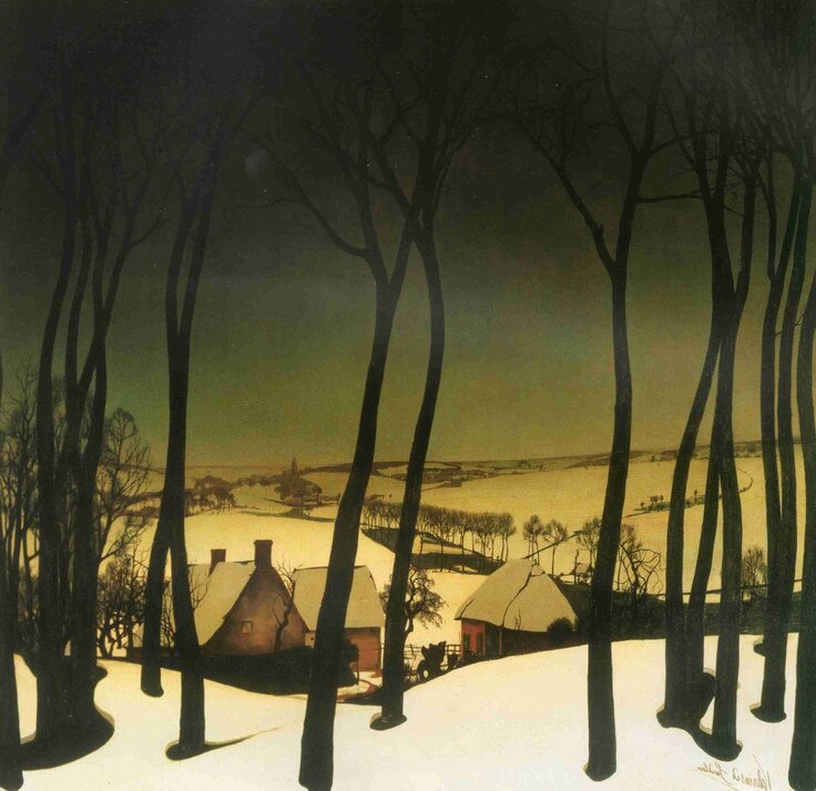 Валериус де Саделер (Valerius de Saedeleer).Фландрийский пейзаж.