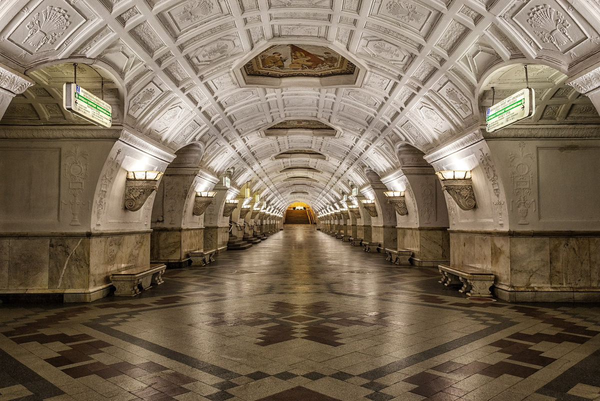 Белорусская кольцевая фото метро