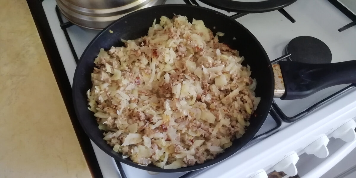 Приготовление начинки.