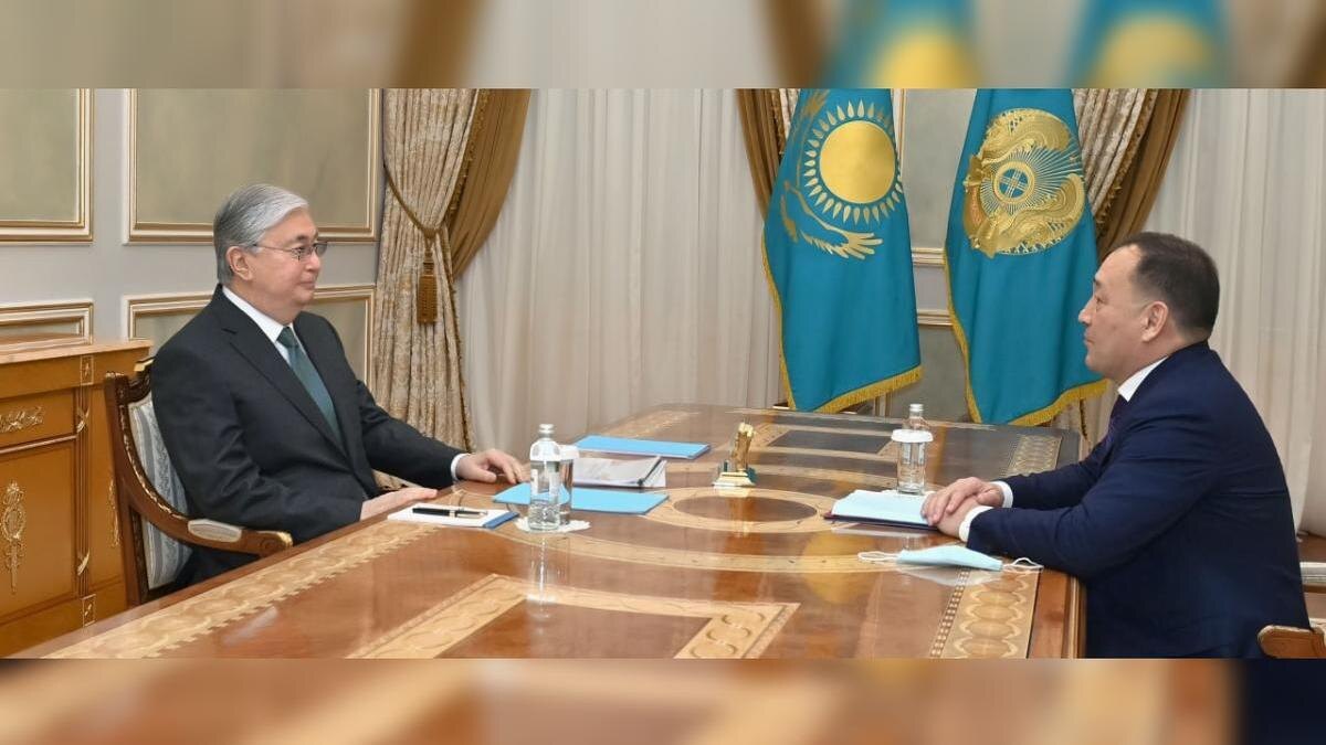    Касым-Жомарт Токаев и Ералы Тугжанов:t.me/bort_01