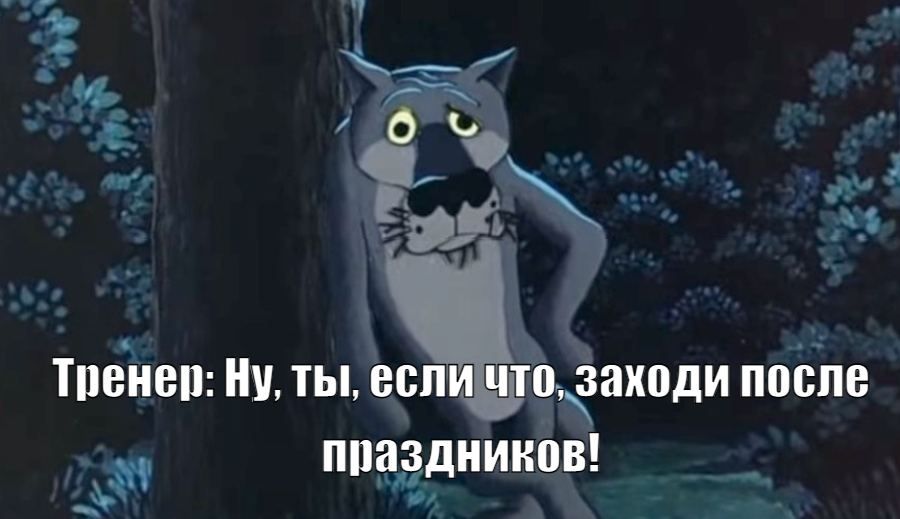 Универсальное напутствие тренера перед Новым годом