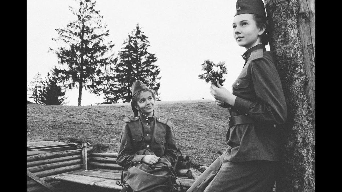 Девушка военных лет фото