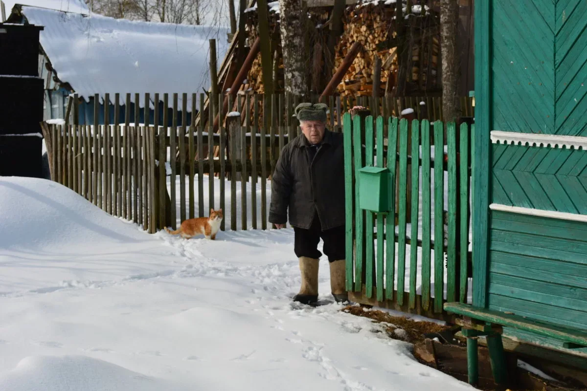 Дед в валенках