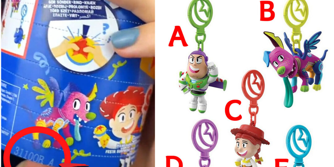 Pixar Surprise Party как определить что внутри?