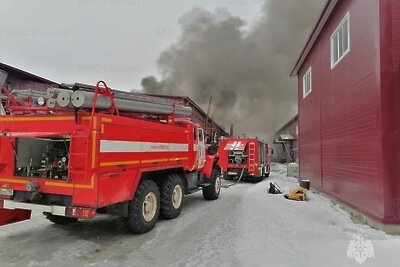    Пожар в нежилом здании в городском округе Шатура © Сайт Главного управления МЧС России по Московской области