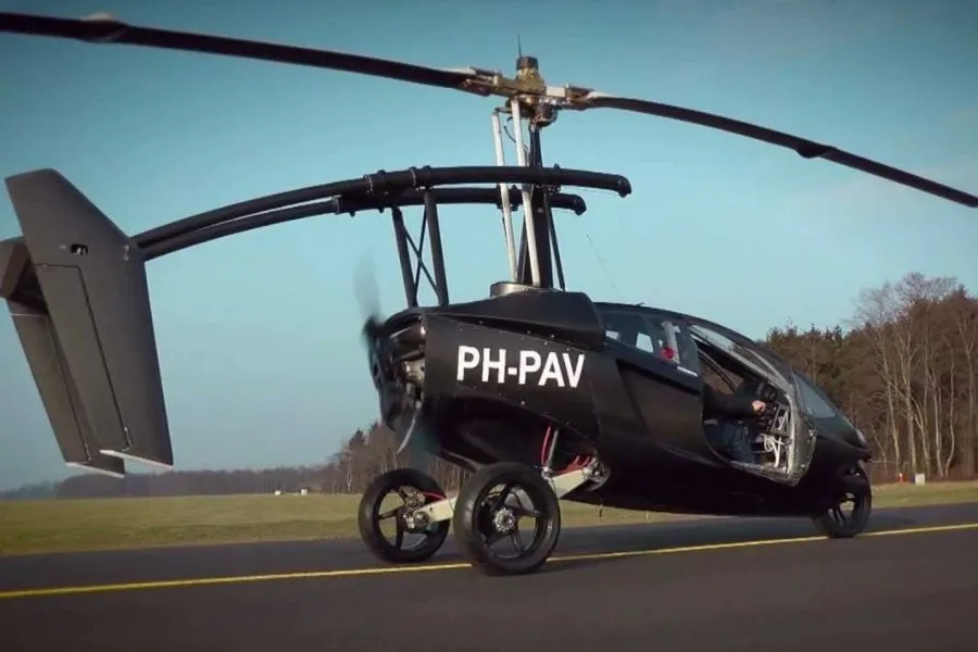 Гибрид вертолета и мотоцикла