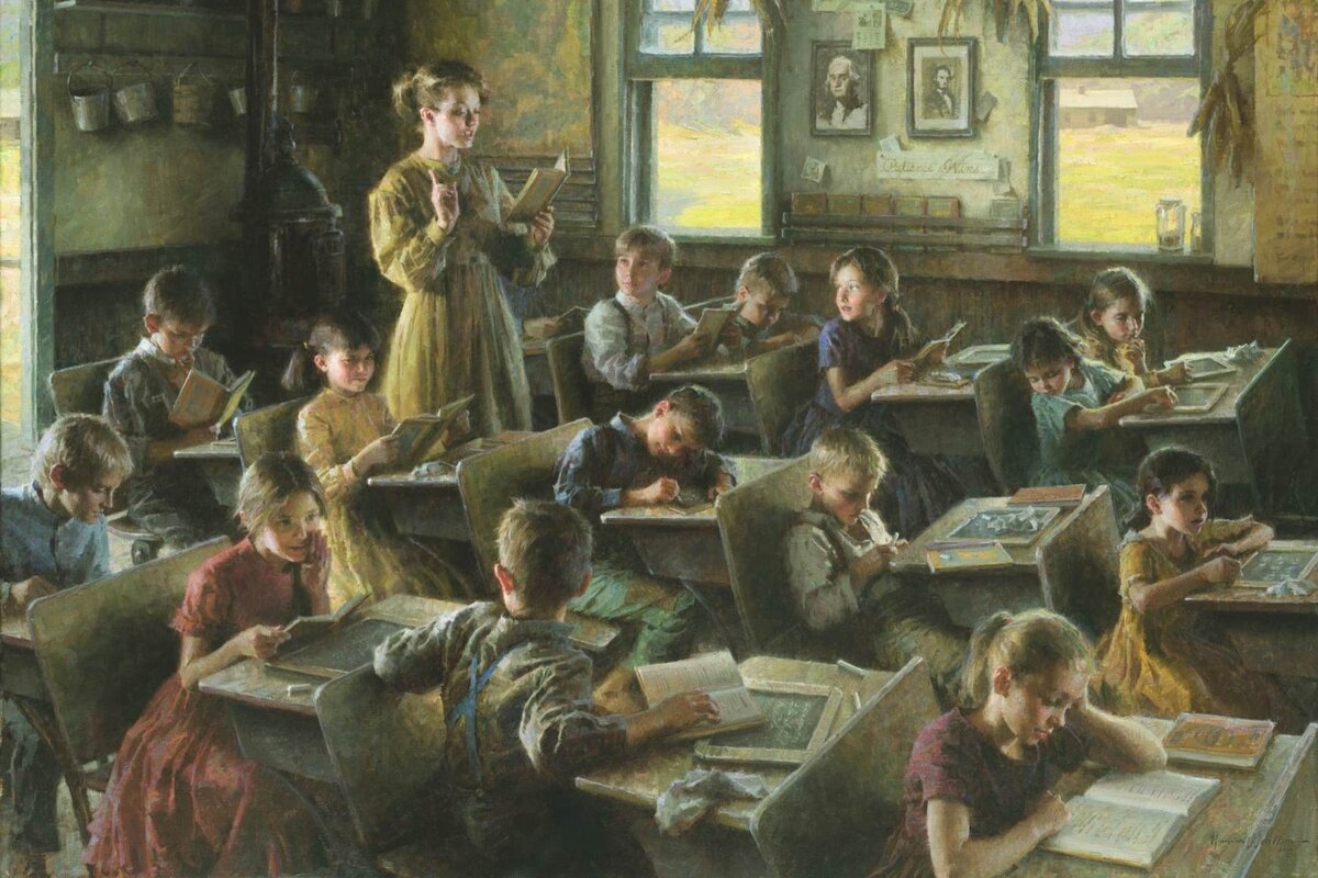 Морган Вестлинг. Сельская школа. 1879
