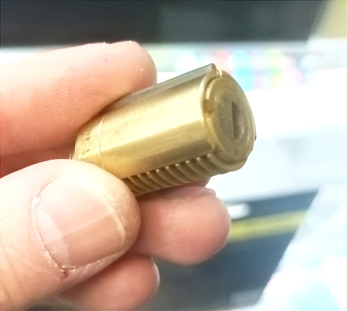 Вот так выглядят диски в пачке цилиндрового механизма и планка. 