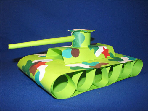 Оригами танк: простой мастер класс для детей и начинающих, фото идеи