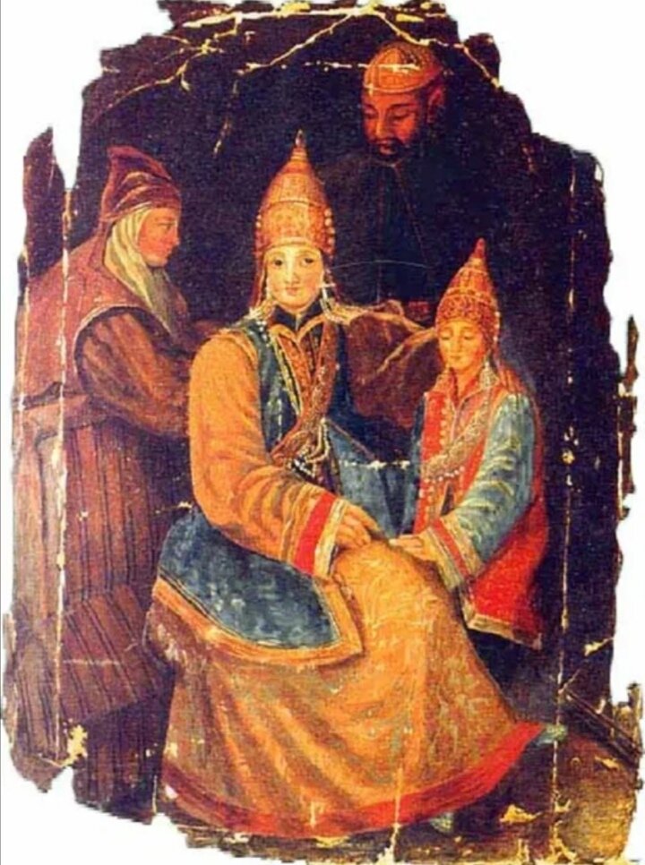 Сиюмбике с сыном Утямышем, из интернета.