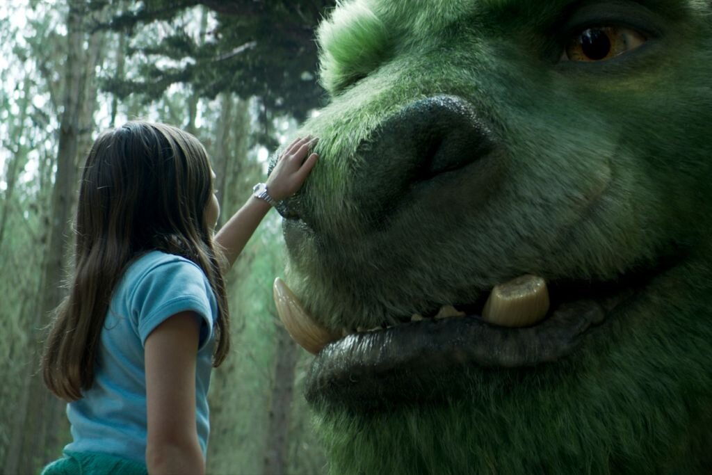 Момент из фильма: "Мальчик и его друг дракон"