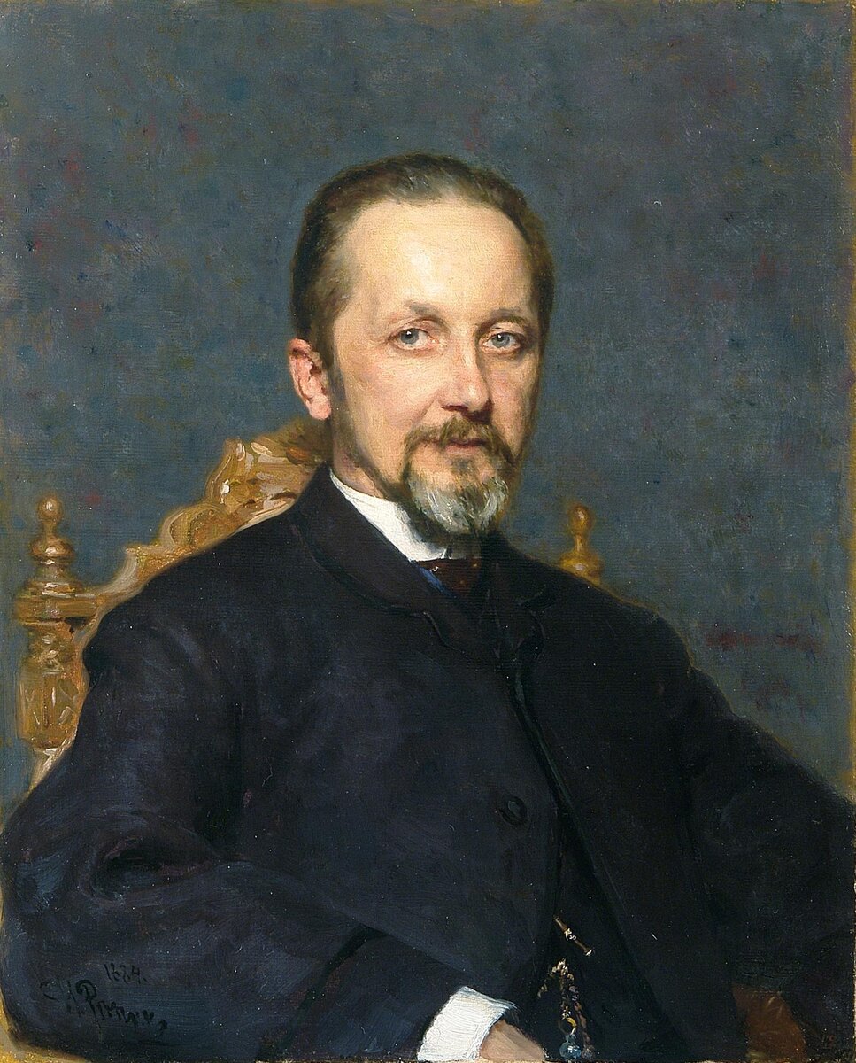 Репин И.Е. Портрет горного инженера Антипова Алексея Ивановича. 1884 г. Ярославский Музей Изобразительных Искусств  