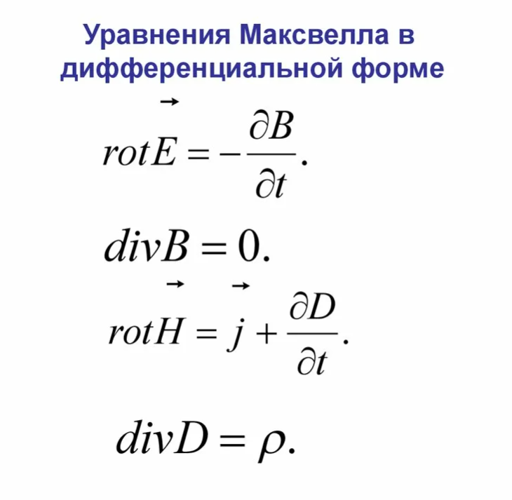 Уравнения Максвелла