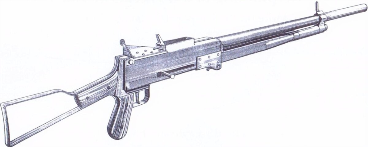 Ручной пулемет БЕСАЛ. 1-я модификация.