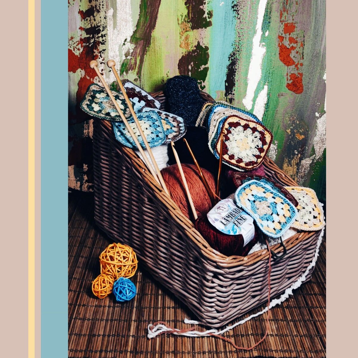 Корзиночка для рукоделия. Автор - Дарья Бутакова