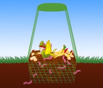 Фото: Компостная яма по-современному! Подземный компостер для пищевых отходов.