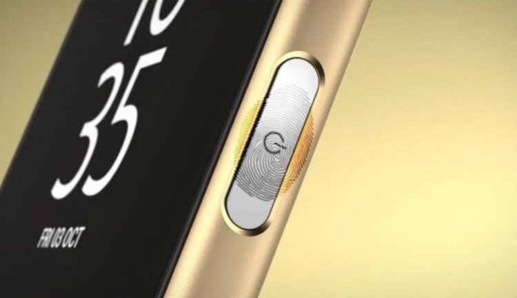    Подэкранный дактилоскоп работает даже точнее, чем сканер в кнопке питания