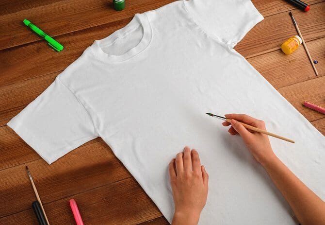 Инструкция, как нарисовать на футболке