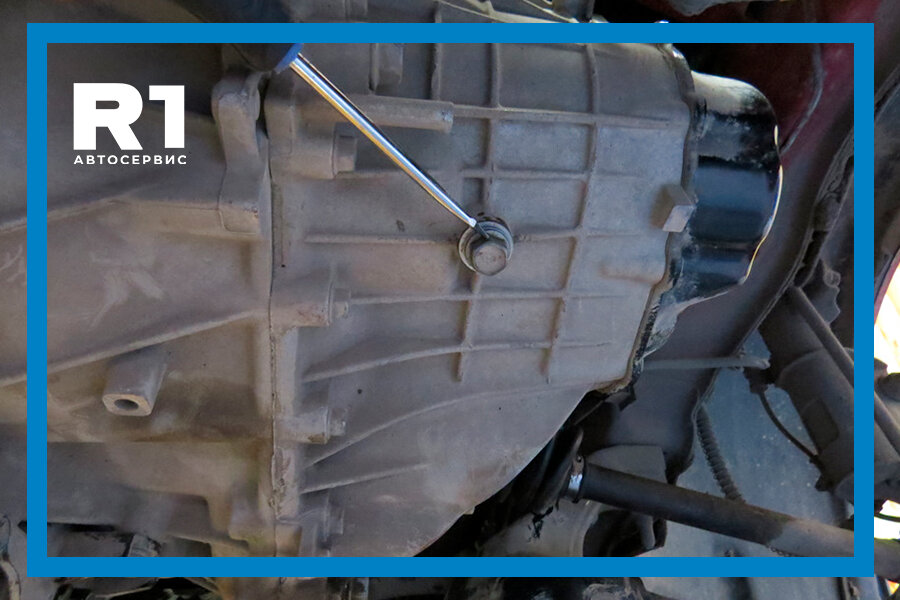 Замена масла в КПП KIA