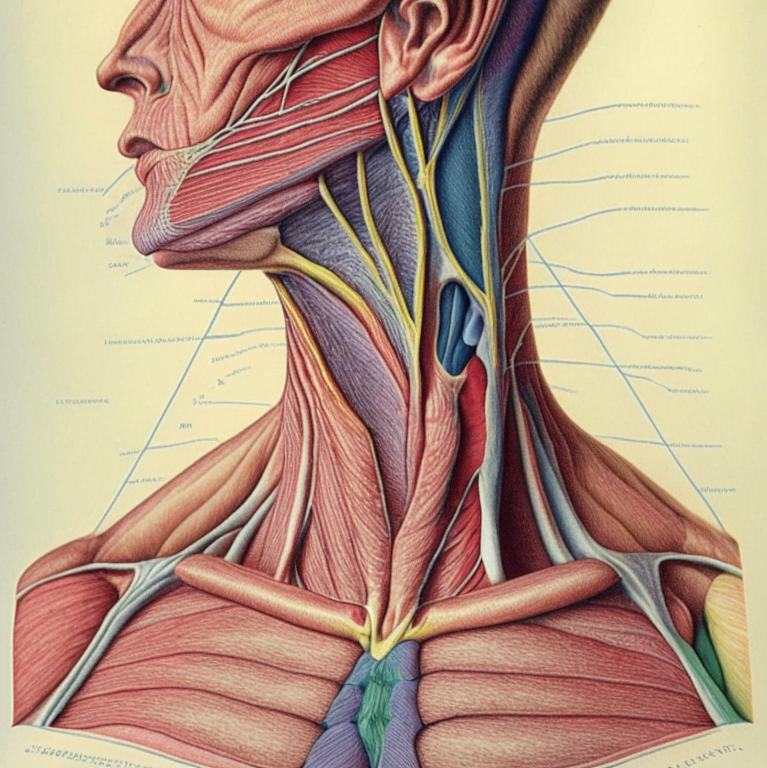 Строение нервов в шее сзади
