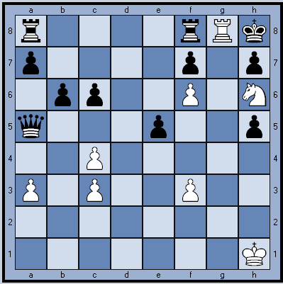 После 1. Лg8+.