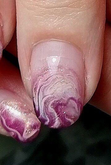 Состояние кутикулы через 5 недель после маникюра. Норма.