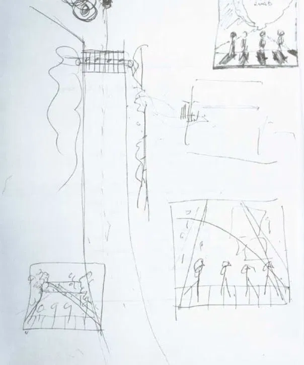 Эскиз для фотосъемок Пола Маккартни