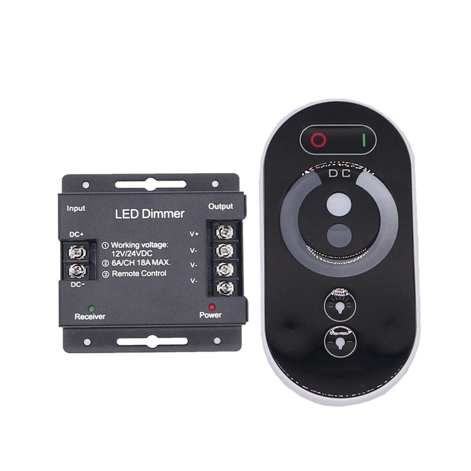 Led touch controller 6ax3channel led dimmer