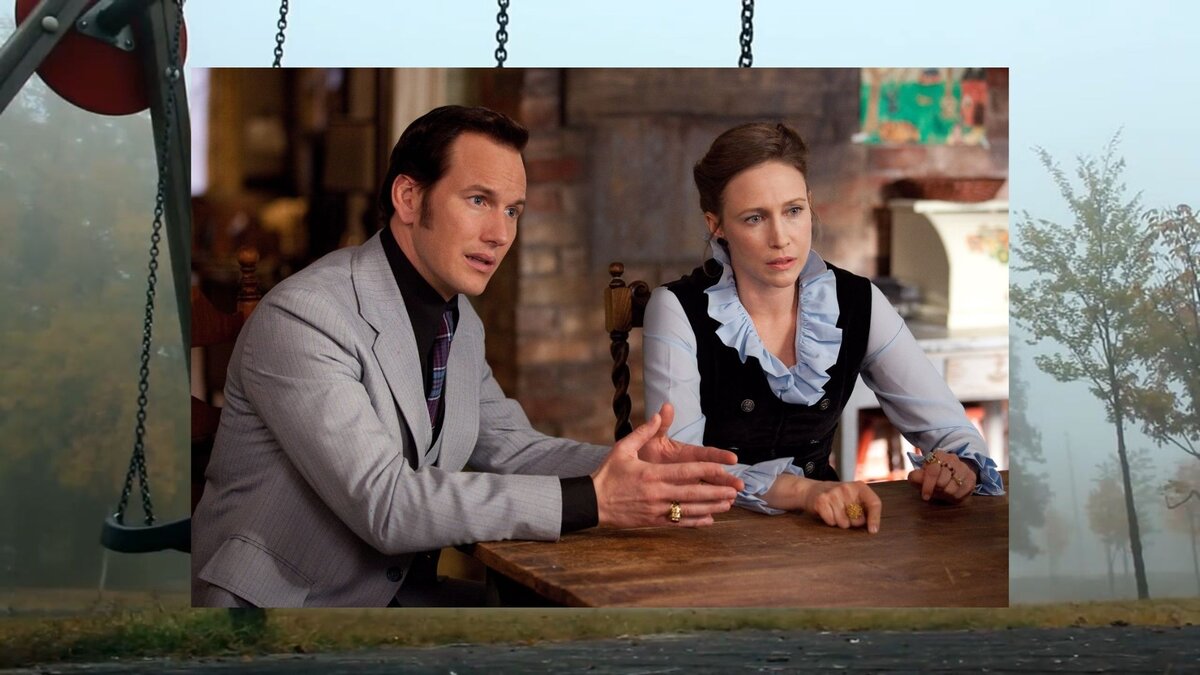 Кадр из фильма "Заклятие" 2013 год