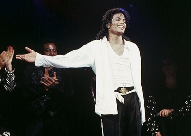 Джексон во время тура Bad, 1987. 