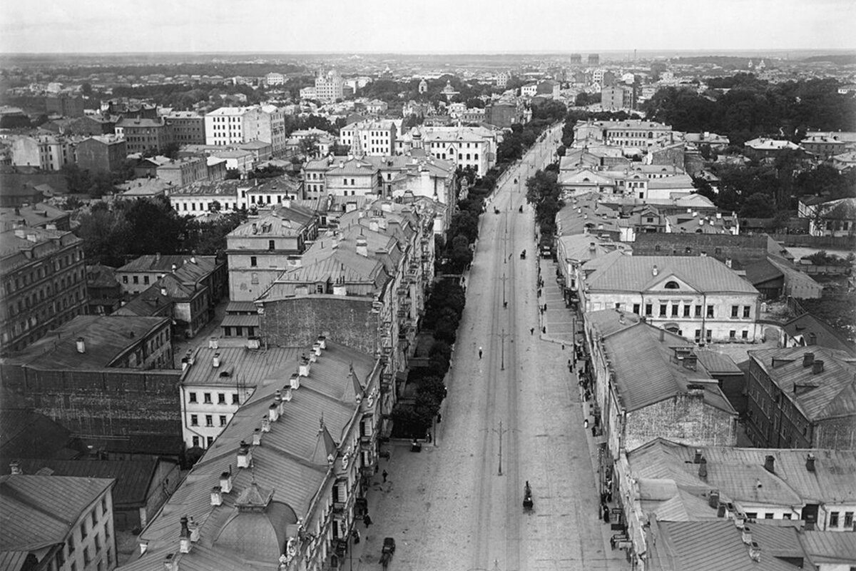 Как выглядела Москва на пике расцвета в 1914 году? #182 | Now&Then Russia |  Дзен