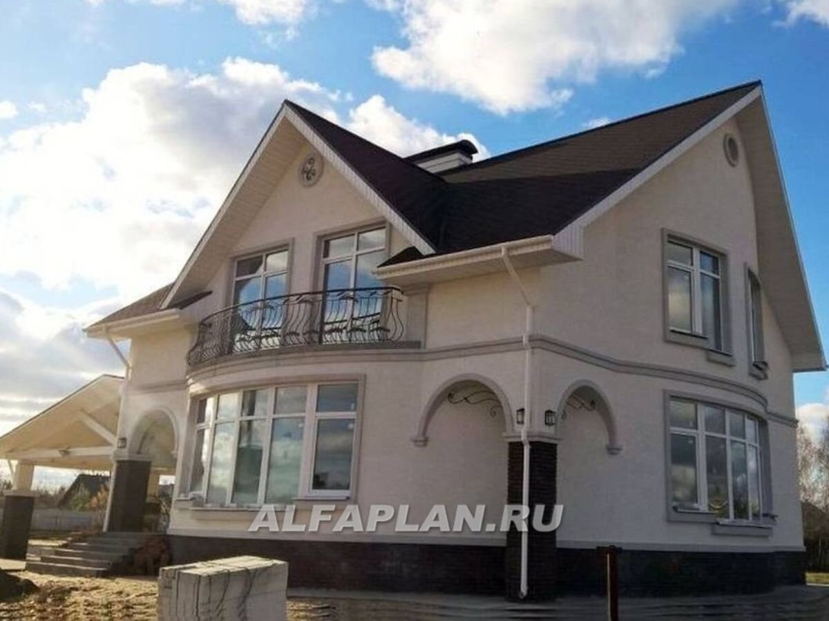 НА СЛАЙД-ШОУ 5 ФОТО: 
1. Строительство дома по проекту "Боген" 104а