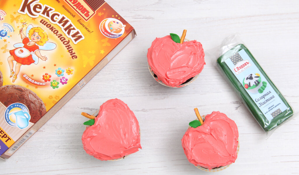 Капкейки Яблоки