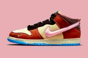 The Free Lunch Social Status x Nike Dunk Mid “Chocolate Milk” Retail: $130