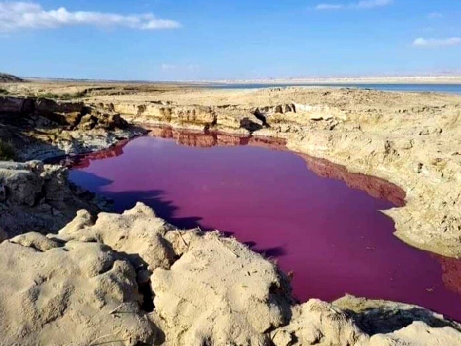 Мертвое море под водой