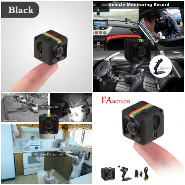 Гаджет квадратной формы имеет стороны 2,2 см. Обзор хороший. Снимок качественный. Четкость не теряется даже ночью. Встроенный микрофон передает звук. Датчик движения запускает запись в нужный момент.