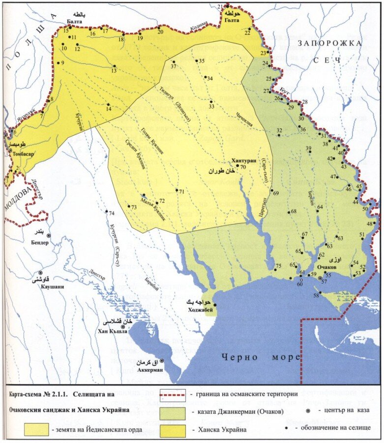 Ногайская орда карта