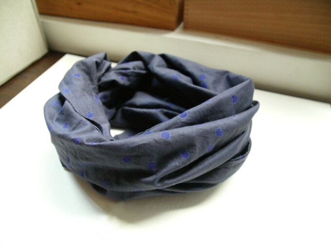 Шьем шарф-снуд из трикотажного полотна