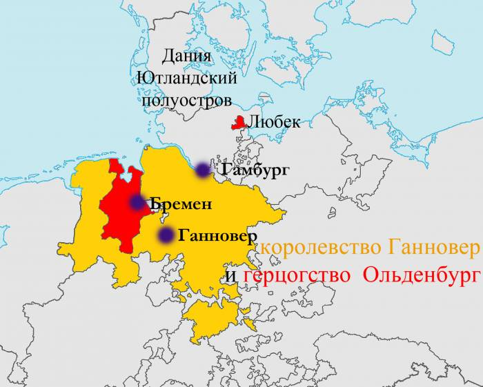 Герцогство Ольденбург на карте. Курфюршество Ганновер на карте 18 века. Королевство Ганновер на карте. Ганновер на карте 18 века.