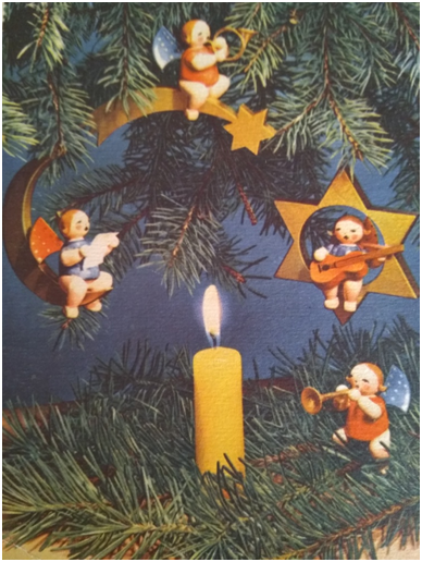 открытка ГДР, 1958 г.