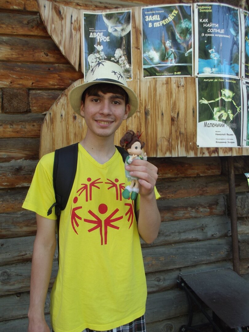 август 2019го, Серафим в театре "2+ку" города Томска, фото автора