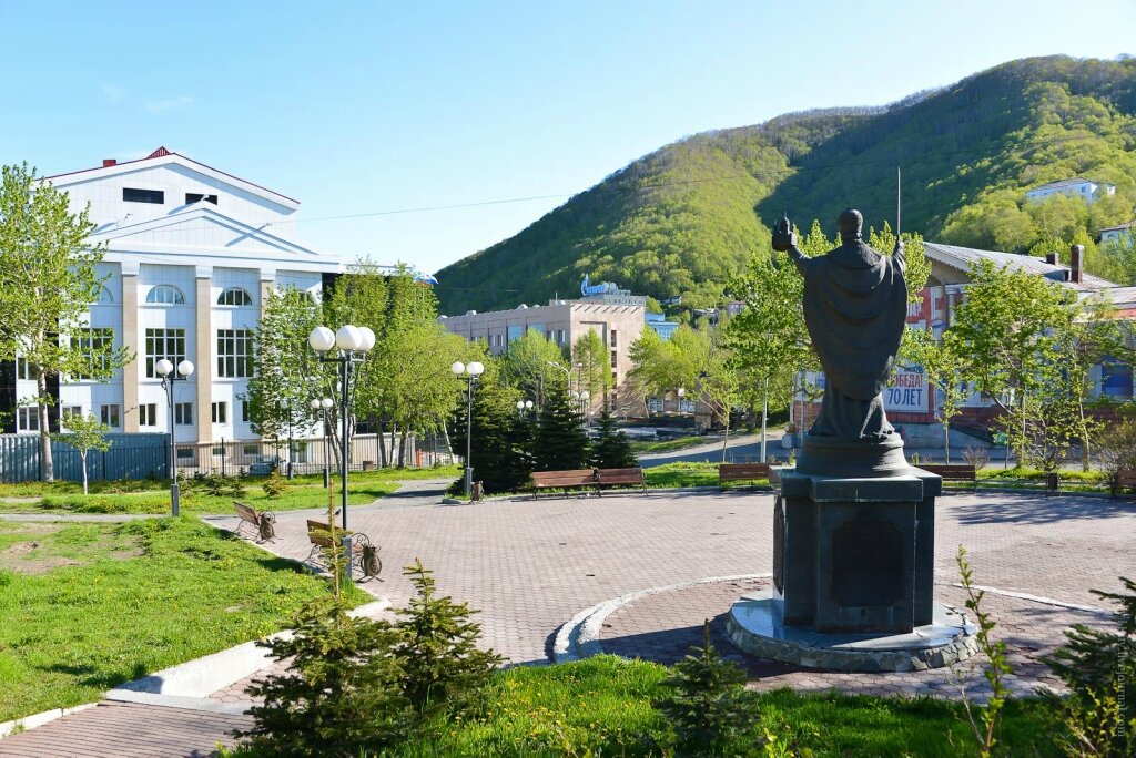 Достопримечательности России. Камчатский край. г.Петропа́вловск-Камча́тский. Исторический центр. Фото из открытых источников