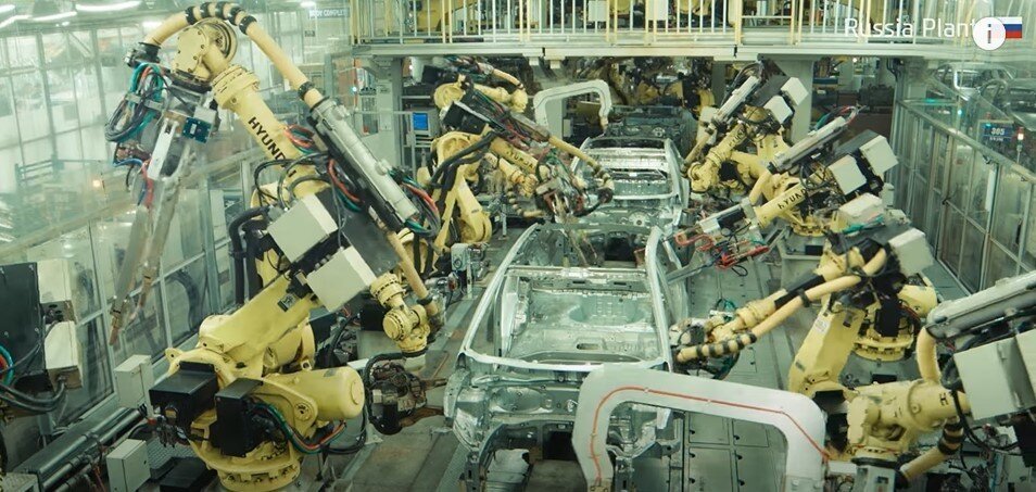 Российский завод Hyundai Motor Group в Санкт-Петербурге (ютуб-канал Hyundai Motor Group)