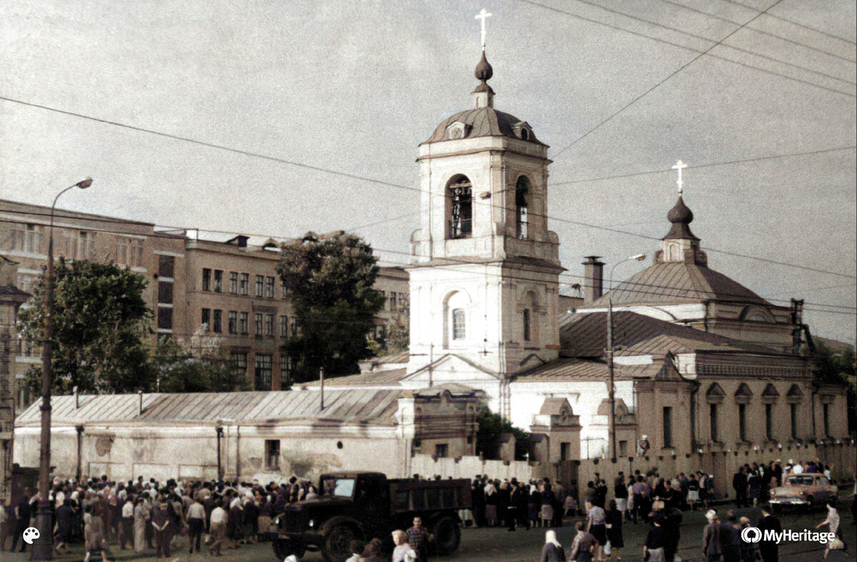 фотографии преображенской площади в москве старые