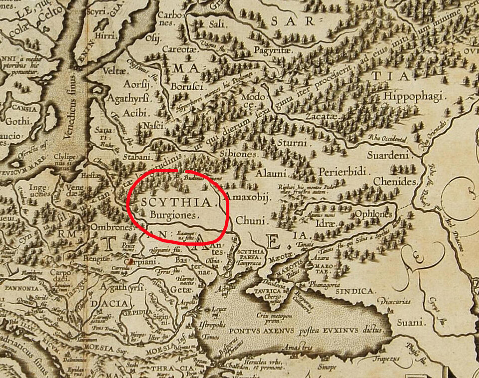 Средневековая реплика карты Птолемея