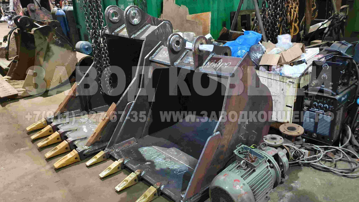 Усиленные ковши V=0.8 м3 и V=1 м3 от Завода ковшей