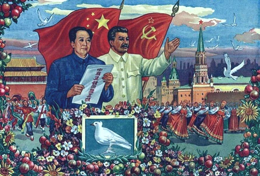 Сталин и мао картина