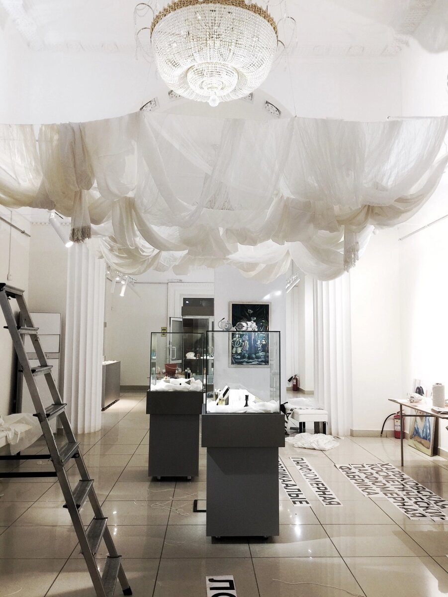 Оформление зала на Ночь музеев 2022