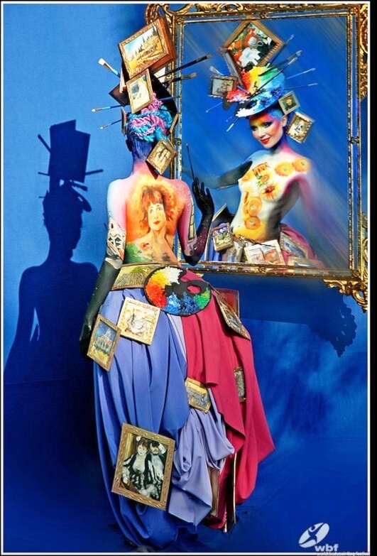 Работа, Натальи Павловой дизайнер - визажист, имиджмейкер, судья Международного уровня, профессор Seoul Hoseo technical college. 