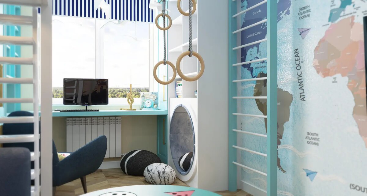 Детская в морском стиле